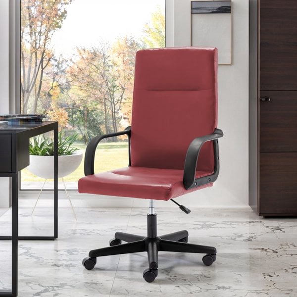 Blorly Office Chair, Ergonomic Modern Executive Rolling Swivel Chair, Red