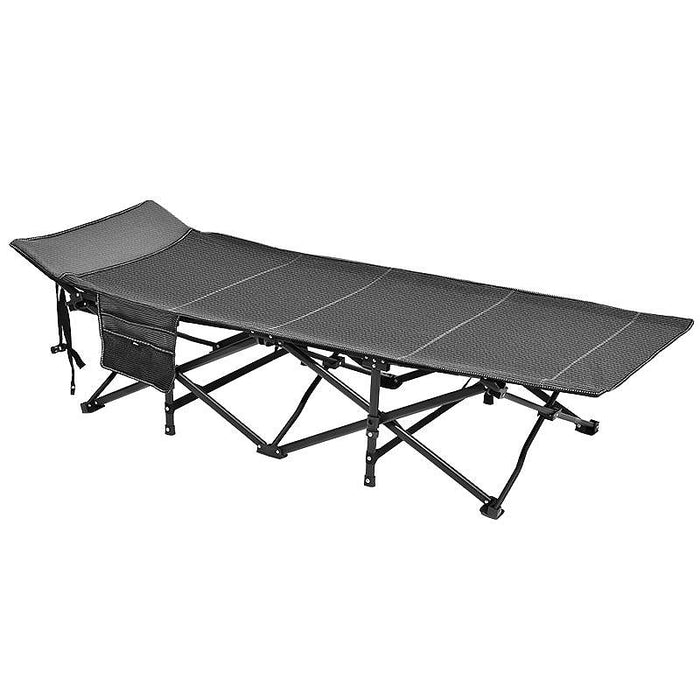 Sybels Heavy-Duty Camping Chair, Padded Armrests & Lumbar Support, Includes Cooler Bag & Cup Holder, Foldable Steel Frame