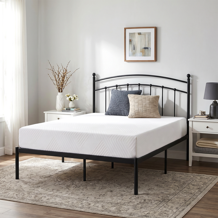 Full Mattress, 8 inch Memory Foam Mattress Bed in a box, Pressure Relieving Sleep Mattress,Medium,White