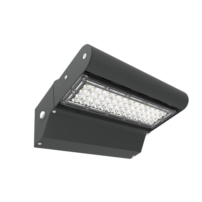 LOD-MSL-WP40W-50K - ASSEMBLED IN USA SERIES 40W LED WALL PACK, 5000K, 5,418LM, 144.97LM/W, 120-277VAC, PHOTOCELL INCLUDED, IP65, CRI 72.6, BEAM ANGLE 70/135 DEGREES, ETL & DLC PREMIUM LISTED