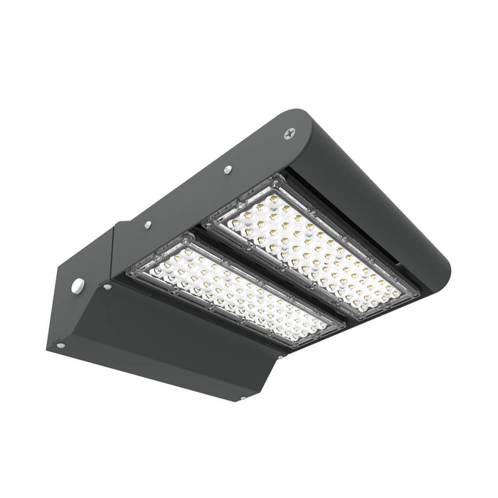 LOD-MSL-WP90W-50K - ASSEMBLED IN USA SERIES 90W LED WALL PACK, 5000K 13,050LM, 145LM/W, 120-277VAC, PHOTOCELL INCLUDED, IP65, CRI 70, BEAM ANGLE 70/135 DEGREES, ETL & DLC PREMIUM LISTED