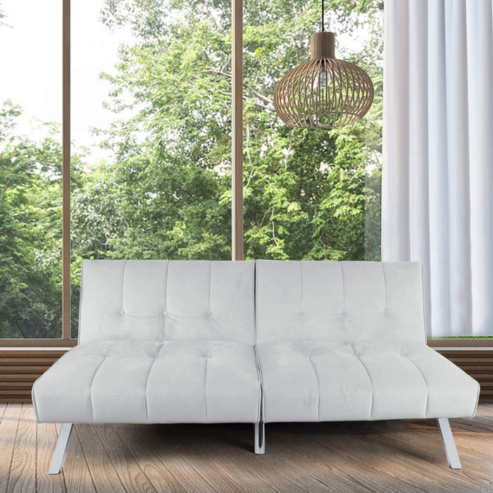 Sofa Bed Sofa Futon Convertible Futon Sofa Bed, Sofa Couch Adjustable Sleeper Sofa Recliner Couch Loveseat Living Room Furniture, Convertible Sofa for Compact Living Space, Apartment, Dorm, Office
