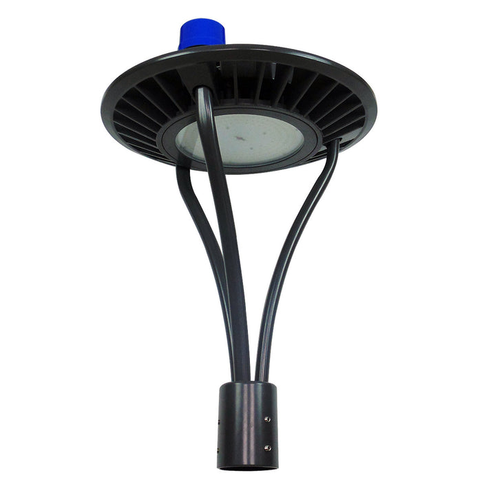 LOD-PT-80W-50K-LV-V12 - LED POST TOP LIGHT, 80W, 5000K, 8950LM 111LM/W, 105X105 DEGREES BEAM ANGLE, PHOTOCELL INCLUDED, AC120-277V, IP65, CRI80, ETL & DLC LISTED