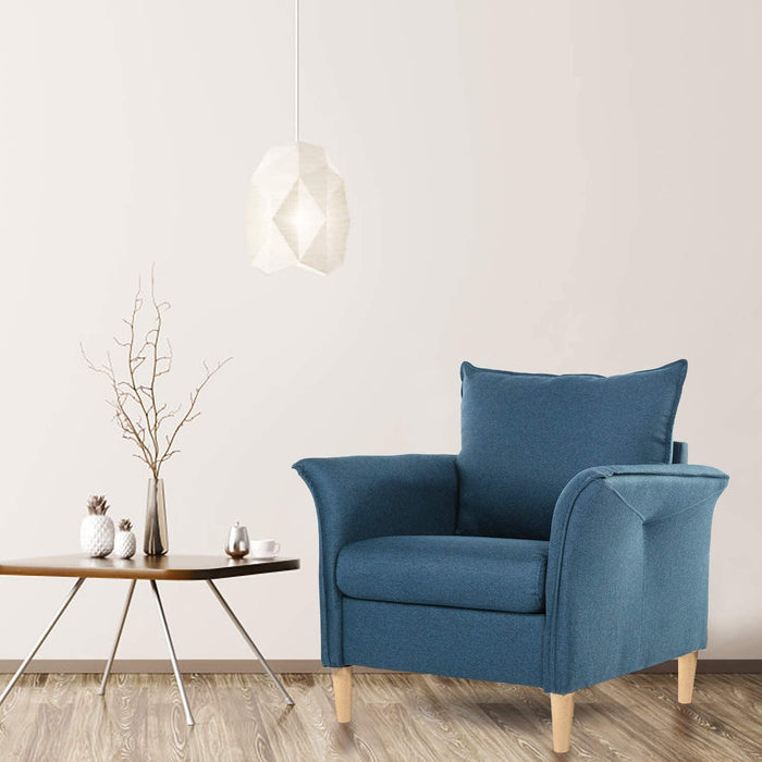 Living Room Chair, Modern Fabric Chair, Single Sofa Comfy Upholstered Living Room Chair,Arm Chair Living Room Furniture