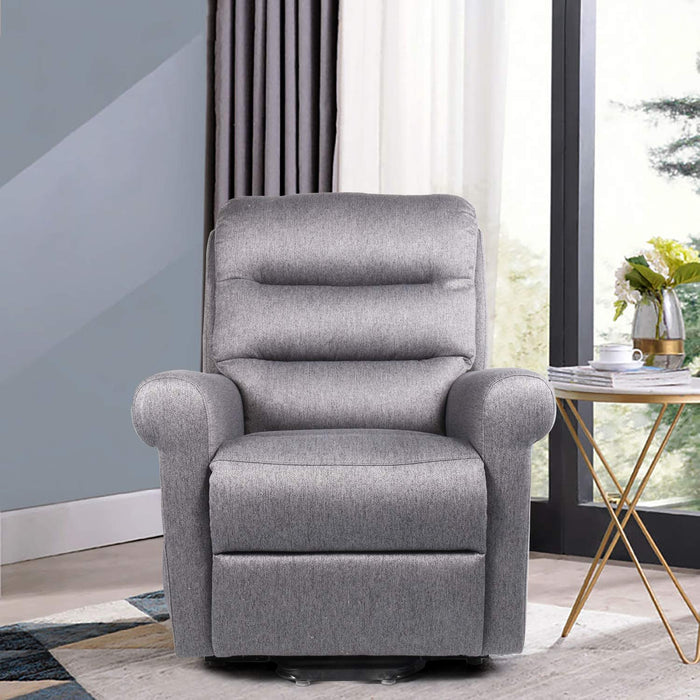 Recliner Chair, Lift Chair Electric Power Recliner Chair Sofa for Elderly Fabric Single Modern Sofa for Living Room Home Theater Seating