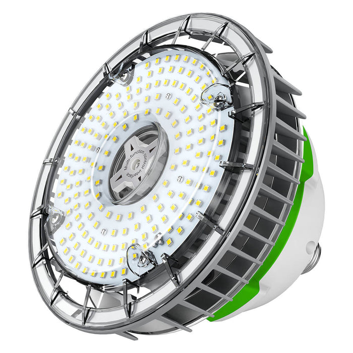 LOD-LB60W-50K - LED INTELLIGENT INTERFACE LOW BAY E39 BASE, 60W, 5000K, 8100LM, 145LM/W, AC100-277V, NON-DIMMABLE, CLEAR LENS, IP42, CRI83, UL & DLC LISTED