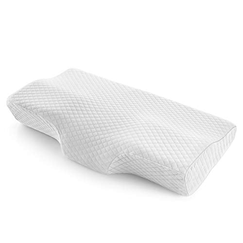 Memory Foam Pillows for Sleeping Contour Cervical Pillow Bed Pillow for Side, Back and Stomach Sleepers Standard Size Pillow