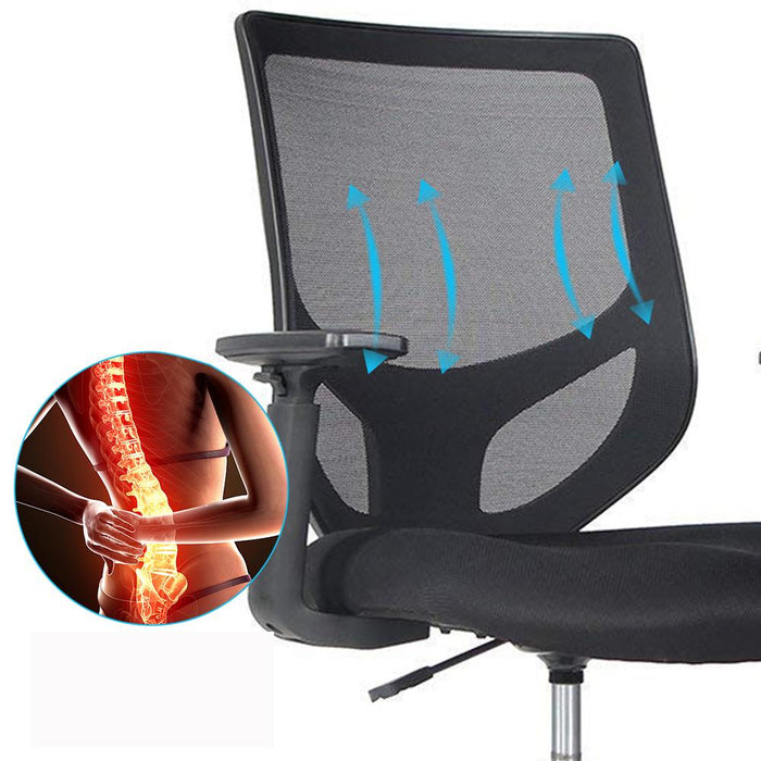 SmugChair Ergonomic Mid Back Tall Drafting Chair