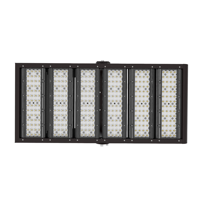 LOD-MSL-SF400W-50KD - ASSEMBLED IN USA SERIES LED FLOOD LIGHT 400W, 5000K, 48,000LM, 120LM/W, 100-277VAC, IP66, CRI70, BEAM ANGLE 70/135 DEGREES, ETL & DLC PREMIUM LISTED