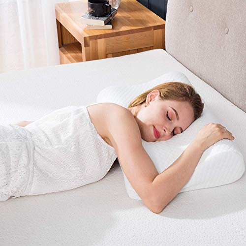 Memory Foam Pillow, Bed Pillow for Sleeping, Adjustable Contour Pillow for Neck Pain, Neck Support for Back, Stomach, Side Sleepers, Orthopedic Cervical Pillow, CertiPUR-US