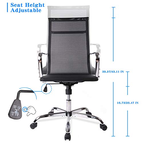 Ergonomic Office Chair Adjustable Mesh Office Chair Office Desk Chair Computer Task Chair