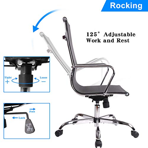 Ergonomic Office Chair Adjustable Mesh Office Chair Office Desk Chair Computer Task Chair