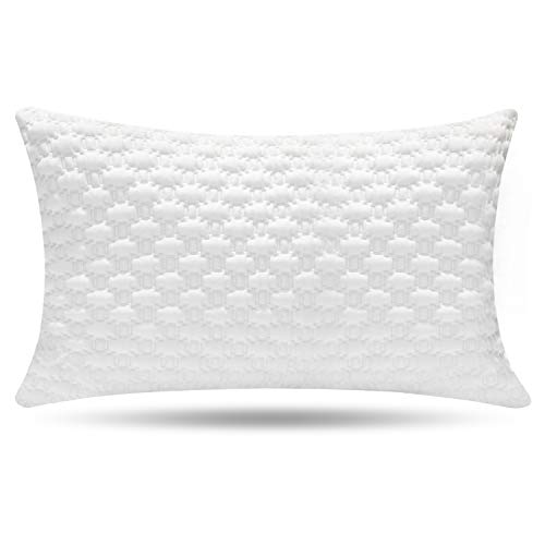 Shredded Memory Foam Pillow, Bed Pillows, Pillow for Sleeping – Support Side Back Stomach Sleepers, CertiPUR-US , Queen