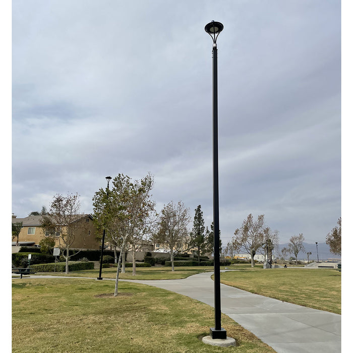LOD-PT-60W-50K-LV-V12 - LED POST TOP LIGHT, 60W, 5000K, 6.750LM 107LM/W, 105X105 DEGREES BEAM ANGLE, PHOTOCELL INCLUDED, AC120-277V, IP65, CRI80, ETL & DLC LISTED