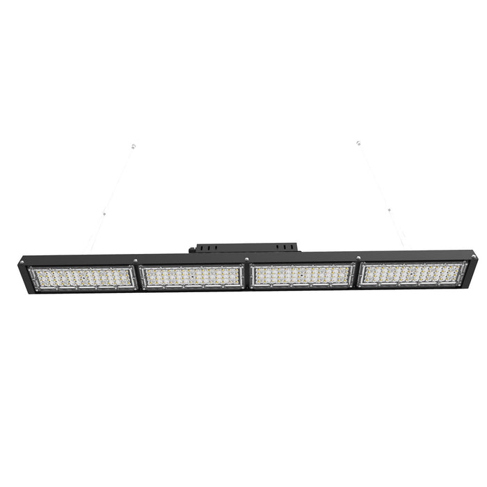 LOD-MSL-LHB200W-50KD - ASSEMBLED IN USA SERIES 200W LED LINEAR HIGH BAY, 5000K 28,600LM, 143LM/W, 100-277VAC, IP66, CRI 70, BEAM ANGLE 90 DEGREES, ETL & DLC PREMIUM LISTED