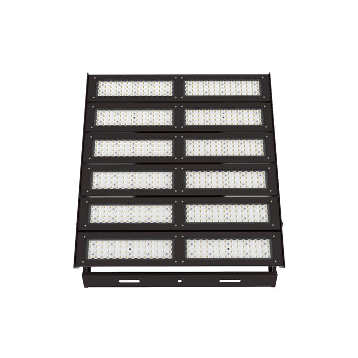 LOD-MSL-SF800W-50KD - ASSEMBLED IN USA SERIES LED FLOOD LIGHT 800W, 5000K, 96,000LM, 120LM/W, 100-277VAC, IP66, CRI70, BEAM ANGLE 70/135 DEGREES, ETL & DLC PREMIUM LISTED