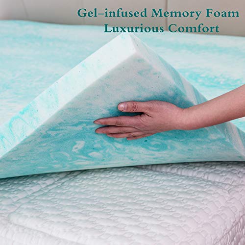 Mattress Topper Queen, Foam Mattress Topper for Queen Size Bed, 2 Inches