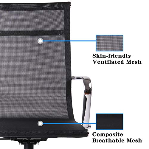 Ergonomic Office Chair Adjustable Mesh Office Chair Office Desk Chair Computer Task Chair