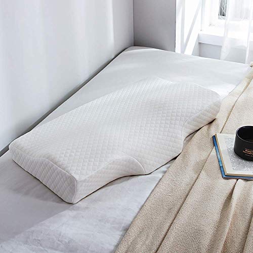 Memory Foam Pillows for Sleeping Contour Cervical Pillow Bed Pillow for Side, Back and Stomach Sleepers Standard Size Pillow