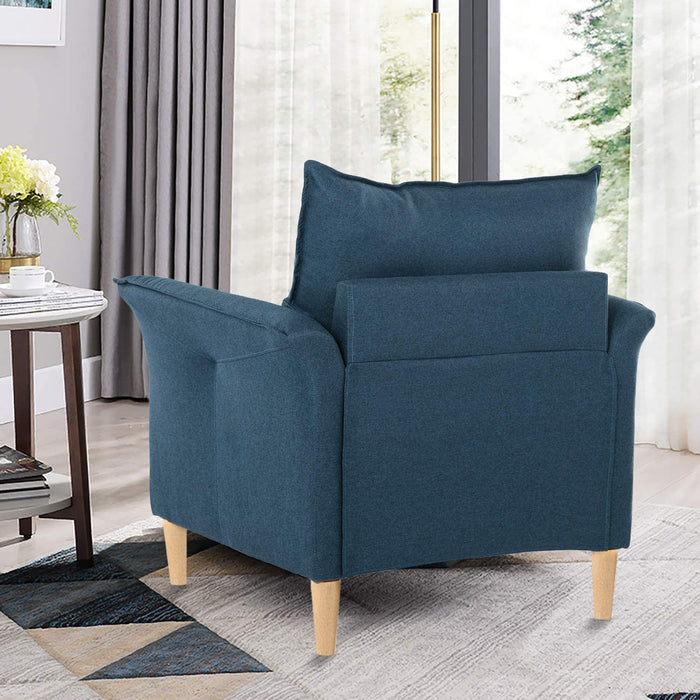 Living Room Chair, Modern Fabric Chair, Single Sofa Comfy Upholstered Living Room Chair,Arm Chair Living Room Furniture