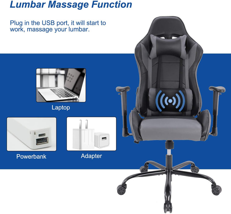 Gaming Chair, Ergonomic Adjustable Racing Chair