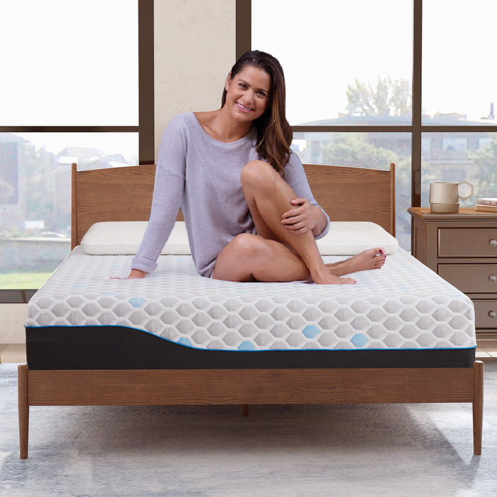 King Mattress Bed in a Box, Memory Foam Mattress infused with Bamboo Charcoal Gel,10 inches,Made in USA