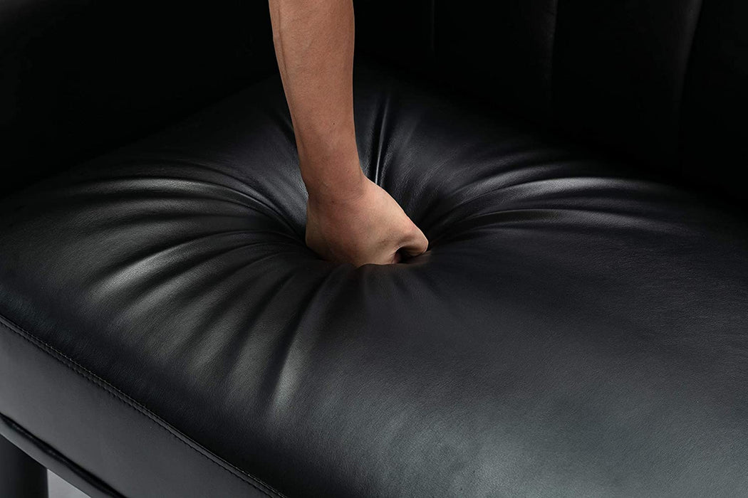 Sofa Futon Bed PU Leather Upholstered Futon Couch Sleeper Sofa Convertible Folding Futon Couch Bed Daybed Loveseat for Living Room, Apartment, Dorm