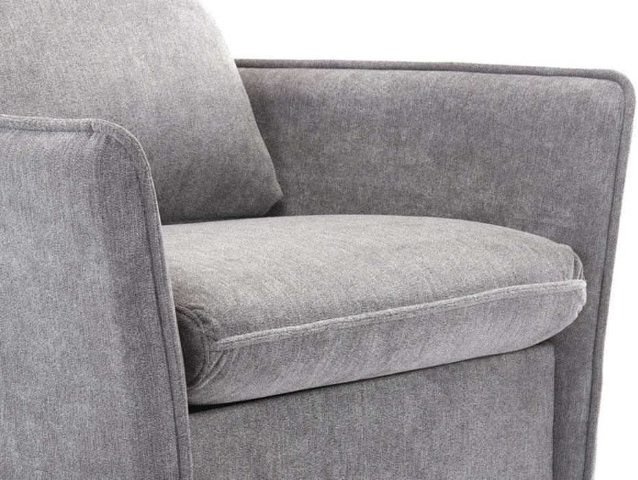 Accent Fabric Chair, Modern Upholstered Arm Chair Single Sofa Couch for Living Room, Club, Bedroom