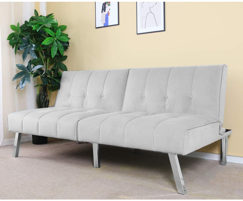 Sofa Bed Sofa Futon Convertible Futon Sofa Bed, Sofa Couch Adjustable Sleeper Sofa Recliner Couch Loveseat Living Room Furniture, Convertible Sofa for Compact Living Space, Apartment, Dorm, Office