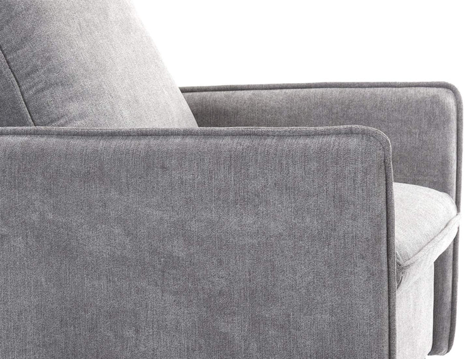 Accent Fabric Chair, Modern Upholstered Arm Chair Single Sofa Couch for Living Room, Club, Bedroom