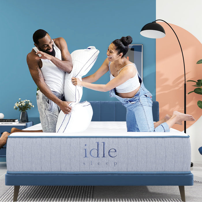 King Mattress bed in a box, 14" Memory foam Mattress, Medium Firm Double-Sided Mattress, Made in USA