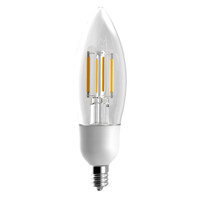 FILAMENT BULB B11 5W 450LM 2700K E12 ,E26 DIMMABLE