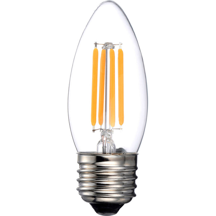 FILAMENT BULB B11 5W 450LM 2700K E12 ,E26 DIMMABLE