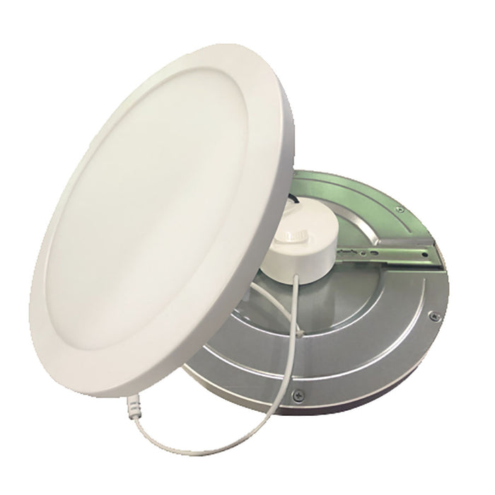 LOC-14.5RDDL-25WMCCT - LED 14.5 INCH SURFACE MOUNT DOWNLIGHT, 25W, MULTI-CCT 2700K, 3000K, 3500K, 4000K, 5000K, 2,000LM, DIMMABLE, 100-130V, CRI80, UL & ENERGY STAR LISTED