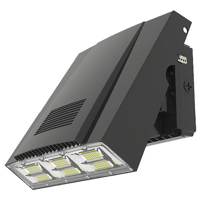 LED ADJUSTABLE WALL PACK 75W, 100W,5000K, 9000LM,12000LM, 120 DEGREES BEAM ANGLE, AC120-277V, IP65, CRI75, ETL & DLC LISTED