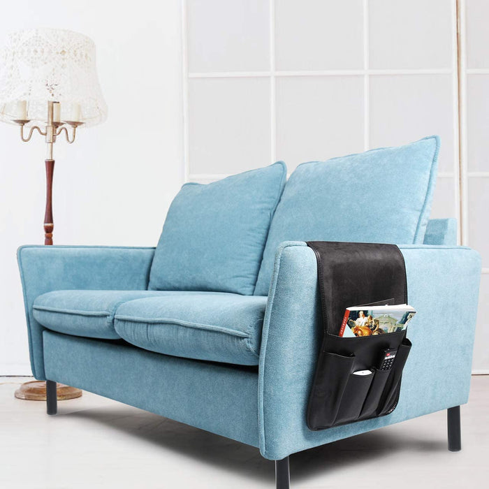 Loveseat,Couch and Sofa for Living Room Upholstered Modern Tufted for Small Spaces,Blue，Grey