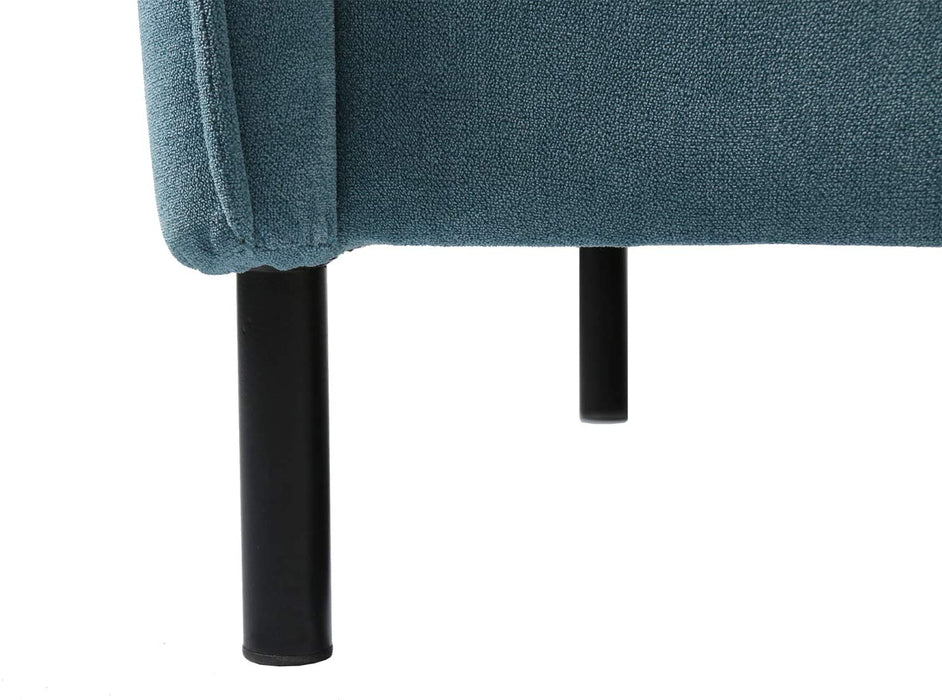 Loveseat,Couch and Sofa for Living Room Upholstered Modern Tufted for Small Spaces,Blue，Grey