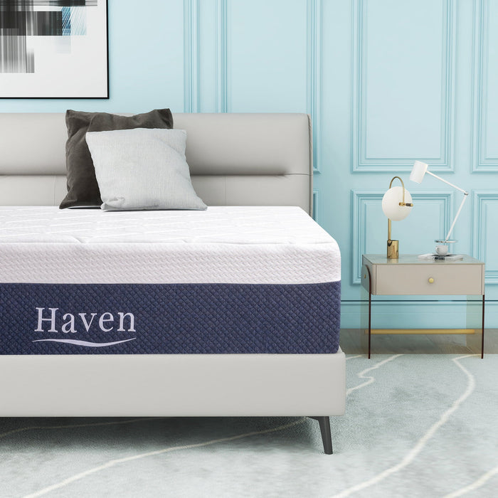 14 inch Cradling Gel Memory Foam Mattress, Bed in a Box, King Size, Made in USA